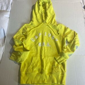 Gap Lemon Yellow Hoodie
